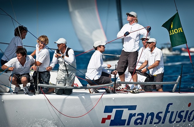 Transfusion, owned by Guido Belgiorno-Nettis, on Day 1 - Rolex Farr 40 Worlds Day 1 ©  Rolex/ Kurt Arrigo http://www.regattanews.com